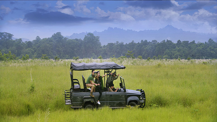 jeep safari in Chitwan